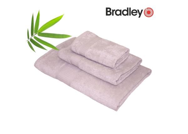 Бамбуковое полотенце 30x50 см, розовое
