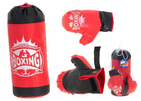 Боксерский мешок и боксерские перчатки
