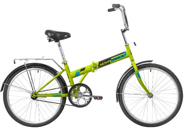 Городской велосипед 24" TG Novatrack зеленый