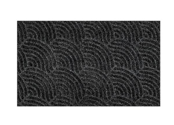 Дверной коврик Dune Waves dark grey 45x75 см