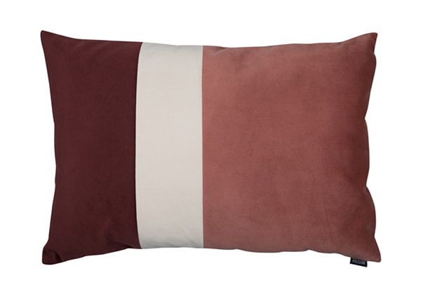 Декоративная подушка Velvet Trio Midi, розовый и пурпурный 40x60 см