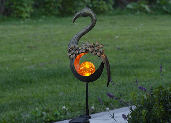 Декоративный светильник с солнечной панелью Melilla Bird