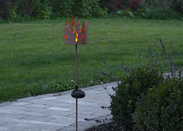 Декоративный светильник с солнечной панелью Torchy