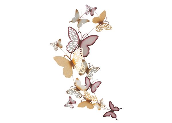 Декорация настенная Butterflies 59,5x111,5 cm