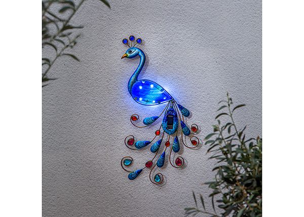 Декорация на солнечной батарее Peacock