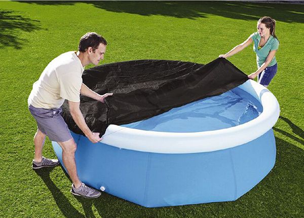 Защитное покрытие на бассейн Intex Easy set Pool Cover Ø 244 см