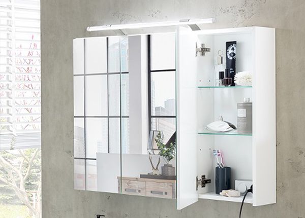 Зеркальный шкаф с LED-освещением Dorina 100 cm