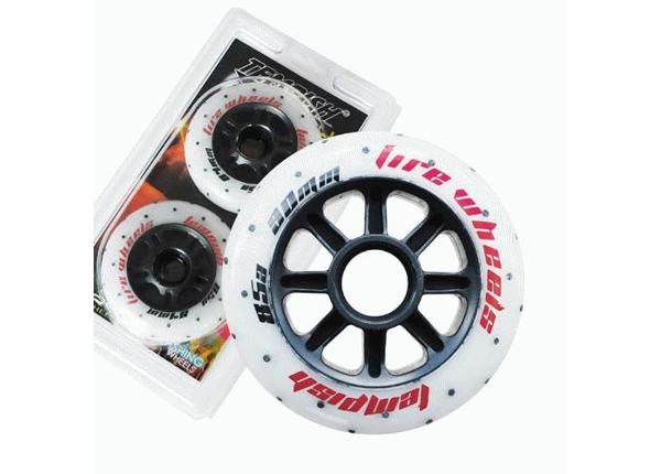 Комплект колес для роликов FIRE 90x24 85A Tempish