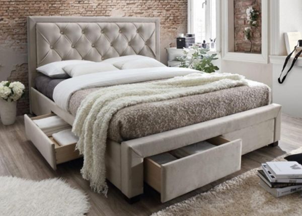 Кровать с ящиками 140x200 cm