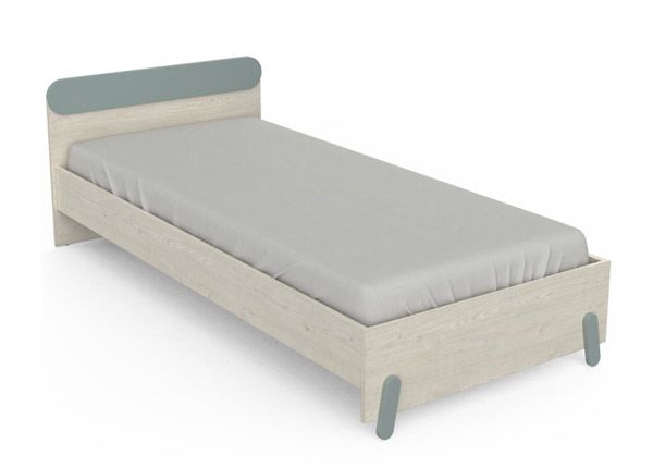 Кровать Ilian 90x190/200 cm, топанга/зеленый