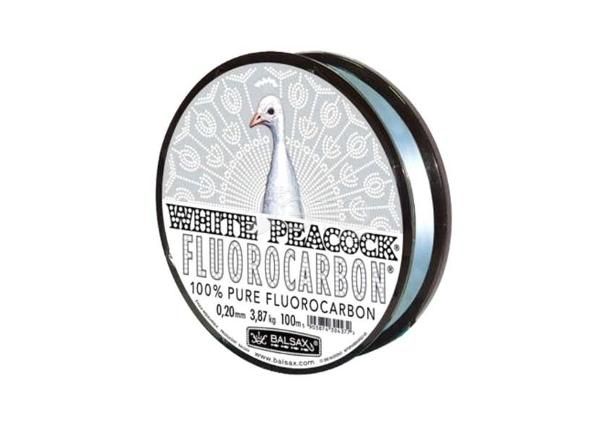 Леска Fluorocarbon Balsax valge Peacock 100 м x 0,30 мм