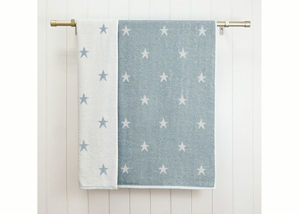 Махровое полотенце Stars 70x120 cm, джинсовый синий