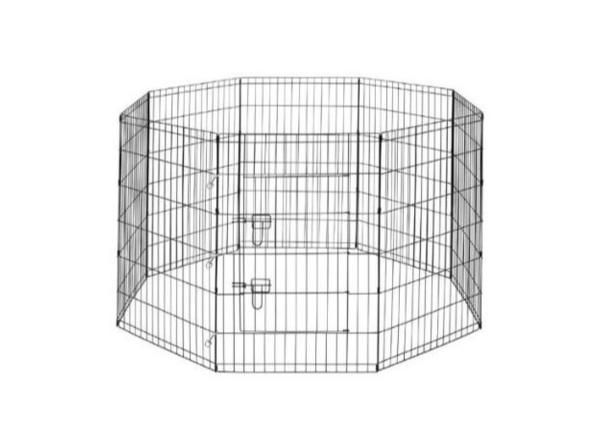 Металлический вольер для собак dog park 8 панелей 61x61 см