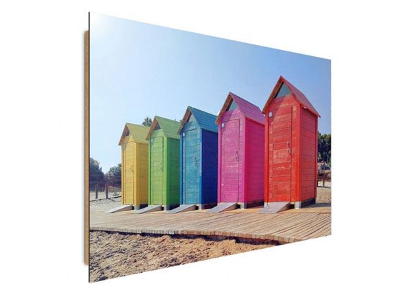 Настенная картина Colorful booths 30x40 см