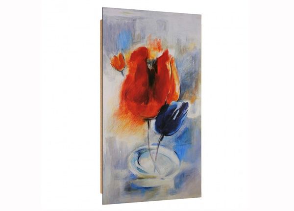 Настенная картина Painted Poppies 3D 50x100 см
