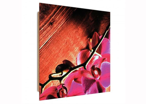 Настенная картина Pink orchids 1 3D 30x30 см