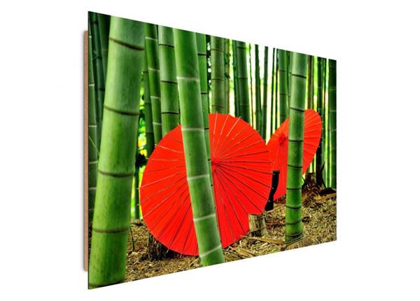 Настенная картина Umbrellas in a bamboo grove 30x40 см