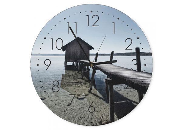 Настенные часы с изображением Boat house