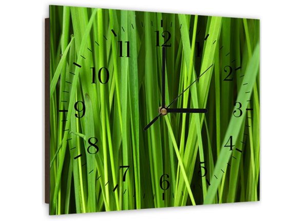 Настенные часы с изображением Grass