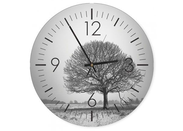 Настенные часы с изображением Lonely tree