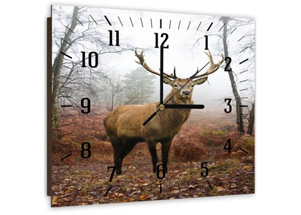 Настенные часы с картиной Deer