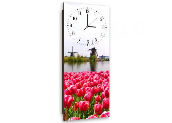 Настенные часы с картиной Tulips
