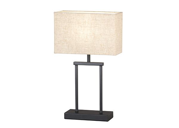 Настольная лампа Ann 40,5 cm, песочный/чёрный