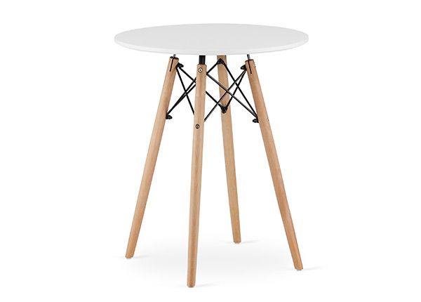 Обеденный стол Todi Ø60 cm, белый