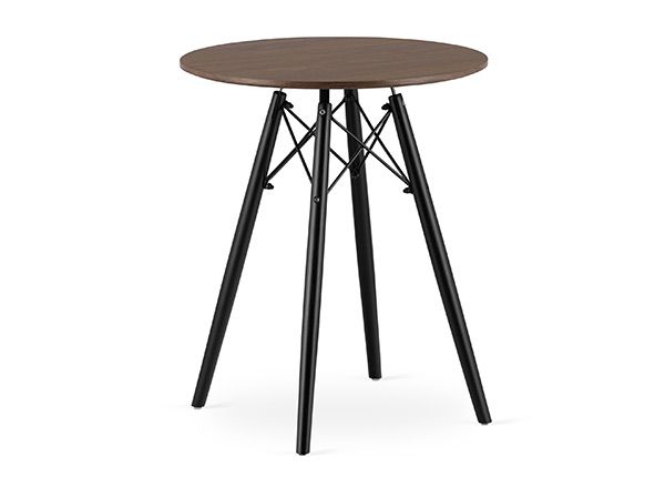 Обеденный стол Todi Ø60 cm, тёмный ясень