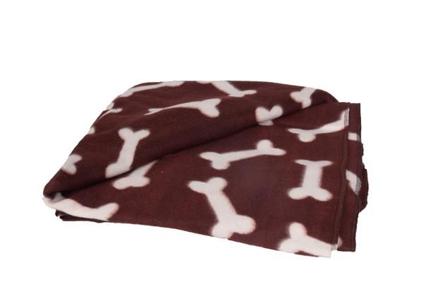 Одеяло для собак 150x130 см, коричневое