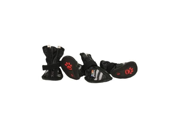 Сапоги для собак на низкой молнии step размер 5, 65 мм 4 шт черные