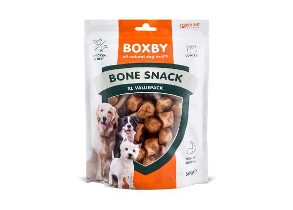 Собачье лакомство bone snack курица-говядина, 360 г