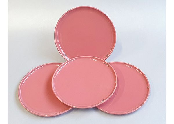 Тарелка десертная Ankara Ø 20 см, 4 шт, старо-розовый
