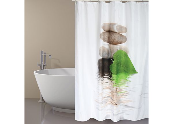 Текстильная штора для ванной Lingga 180x200 см