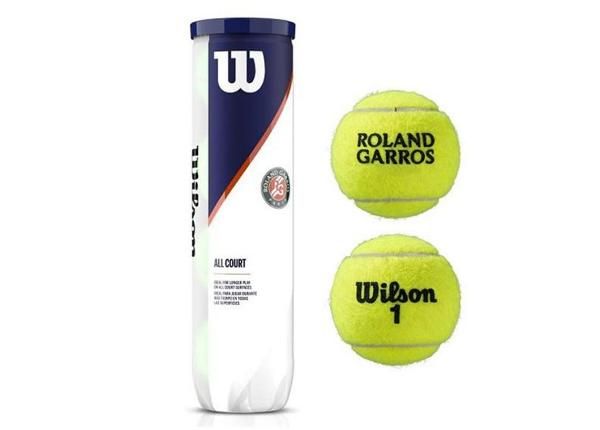Теннисные мячи Wilson Roland Garos All Court 4 WRT116400