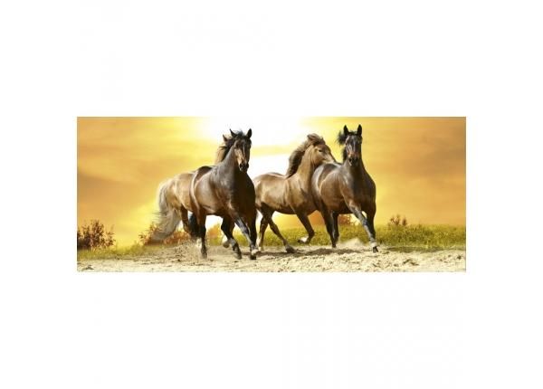 Флизелиновые фотообои Horses in sunset 150x250 см