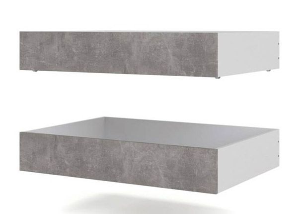 Ящики кроватные Naia 94 cm, 2 шт бетон
