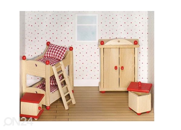 Мебель для кукольного домика - детская комната