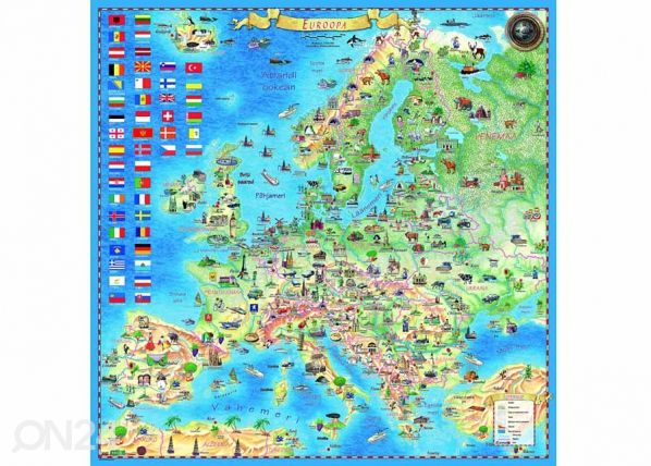 Regio карта Европы с подвеской