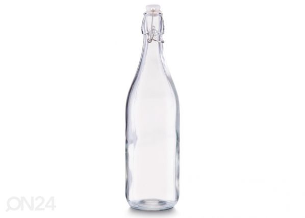Стеклянная бутылка с крышкой 1л