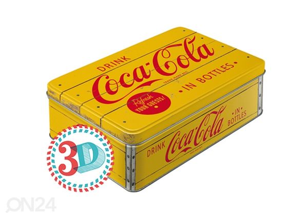 Жестяная коробка 3D Coca-Cola in bottles 2,5L