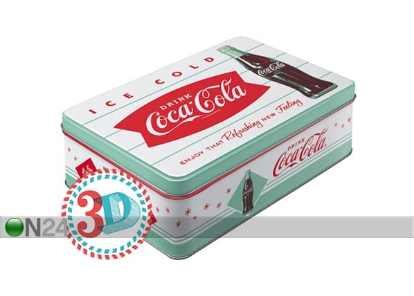 Жестяная коробка 3D Coca-Cola Ice cold 2,5L