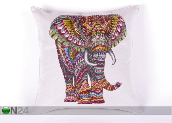 Декоративная подушка из гобелена Слон 45x45 см