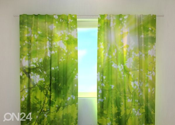 Просвечивающая штора Leaves 2, 240x220 cm
