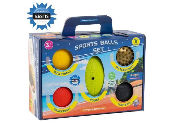 Gerardo's Toys Набор из 5 спортивных мячей