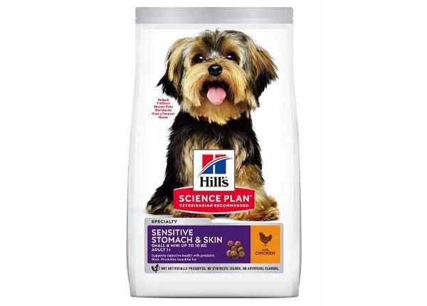 Hill's Science Plan Sensitive корм с курицей для собак мелких пород 1,5 кг