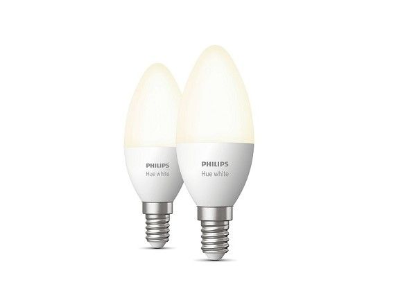 Hue White лампочки 5.5 Вт B39 E14, двойная упаковка