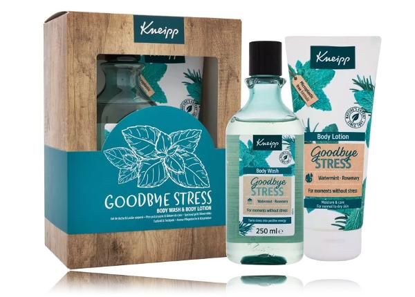 Kneipp Goodbye Stress комплект гель для душа и лосьон для тела