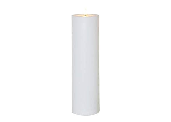 LED свеча Flamme Rak белый h37,5 cm