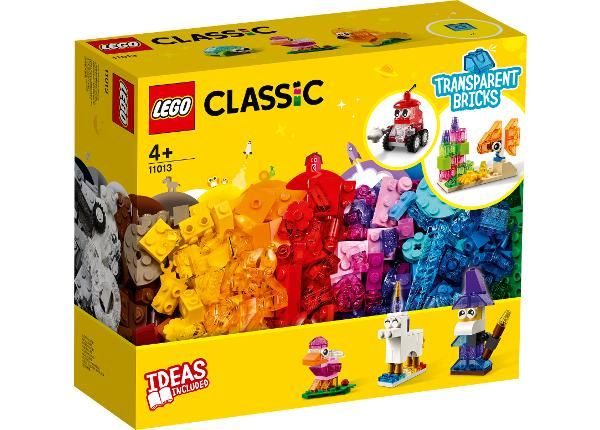 LEGO Classic Прозрачные творческие игровые блоки